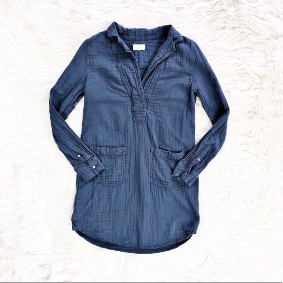 Lou & Grey Dresses & Skirts - Lou & Grey muslin cotton shirt dress